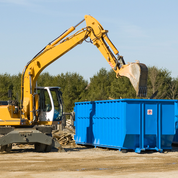 are there any restrictions on where a residential dumpster can be placed in Hatch Utah